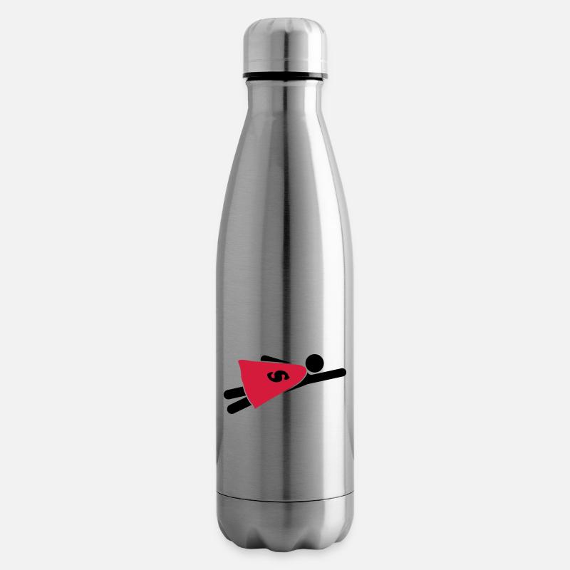 Super Hero - Bouteille isotherme - argent clair