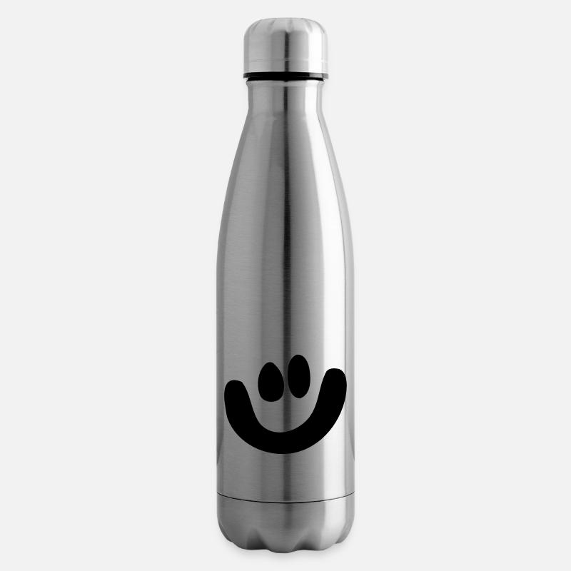 Smiley - Isolierflasche - Lightsilver