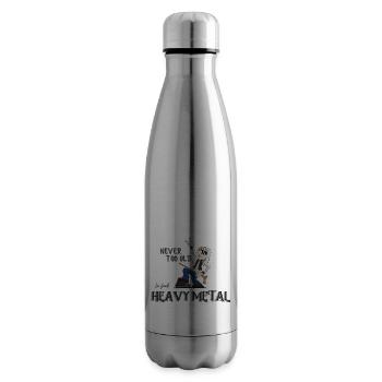 Metal oldie - Insulated Water Bottle - silver - Right