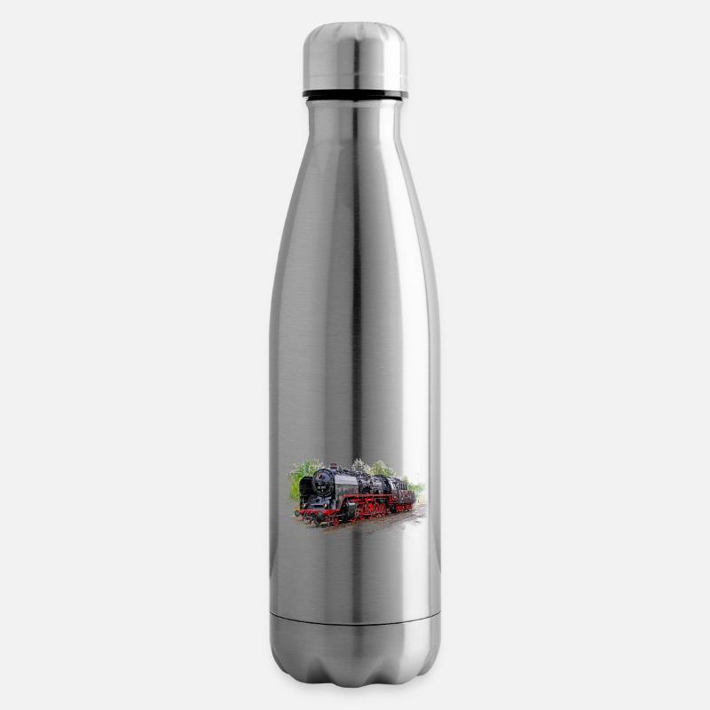 Dampflok 50 3501 Aquarell - Isolierflasche - Lightsilver