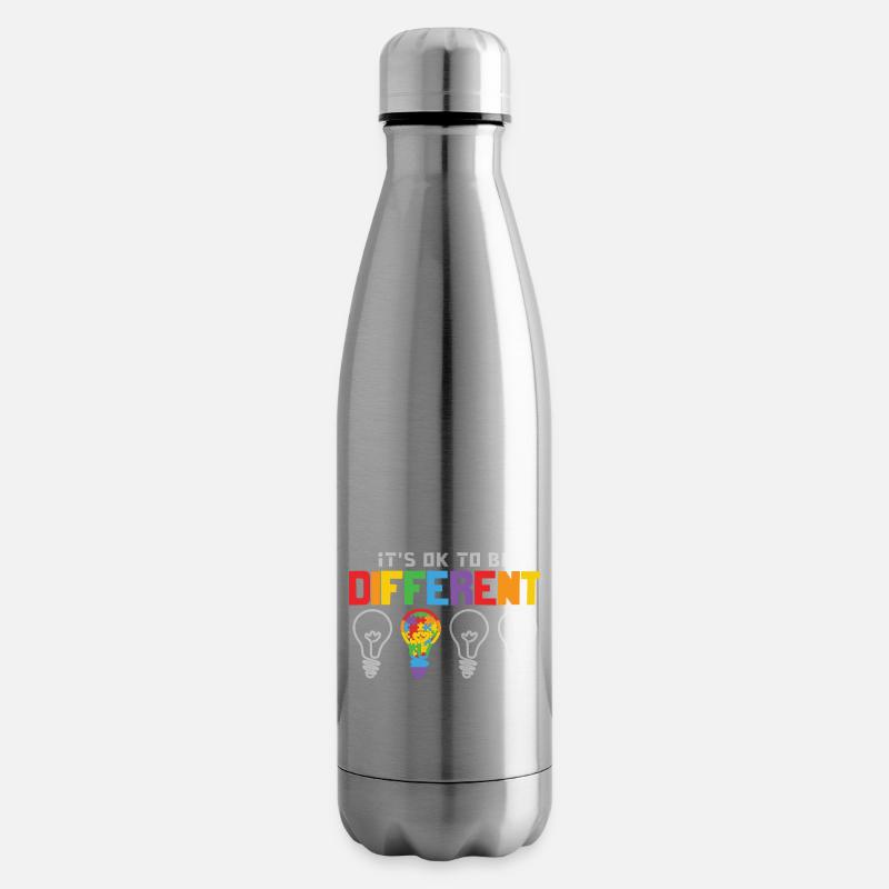 Mois de la sensibilisation à l’autisme - Bouteille isotherme - argent clair