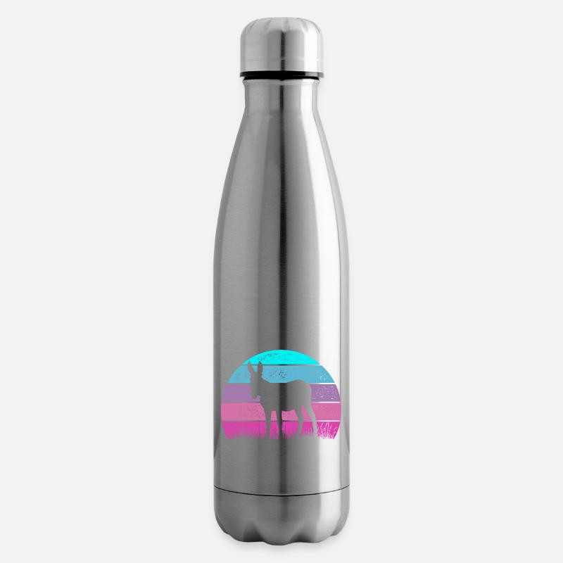 Esel Maultier - Isolierflasche - Lightsilver