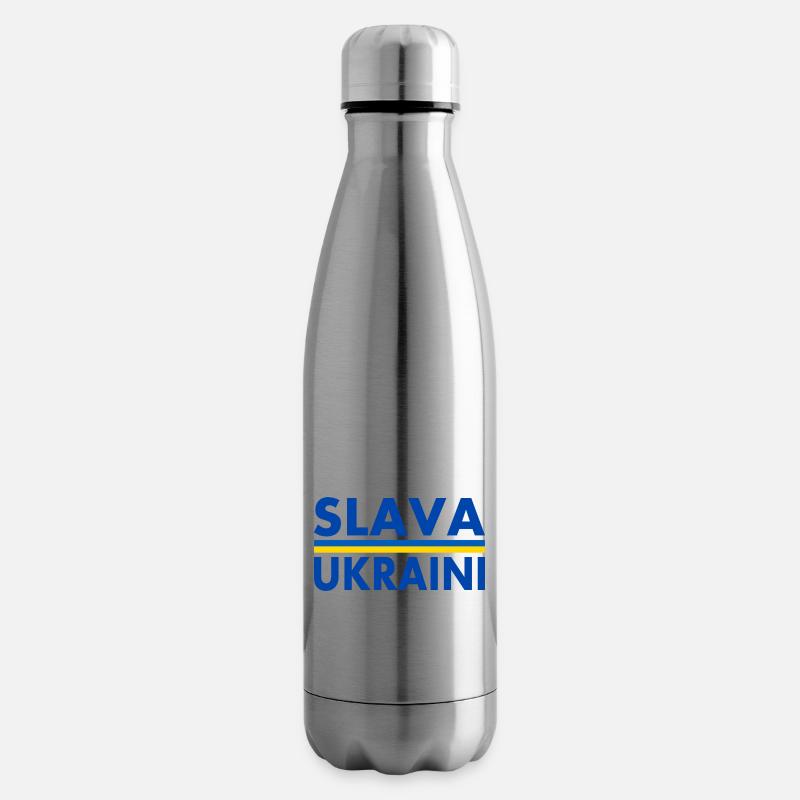 Slava ukraini - Isolierflasche - Lightsilver