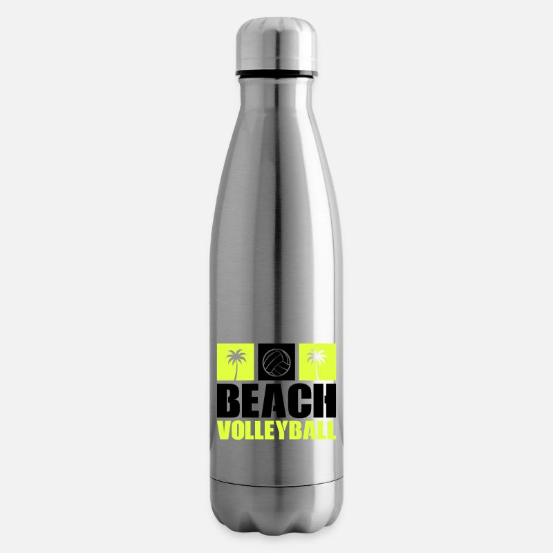 Beach-volley - Bouteille isotherme - argent clair