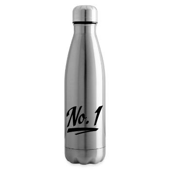 Number one - Insulated Water Bottle - silver - Right