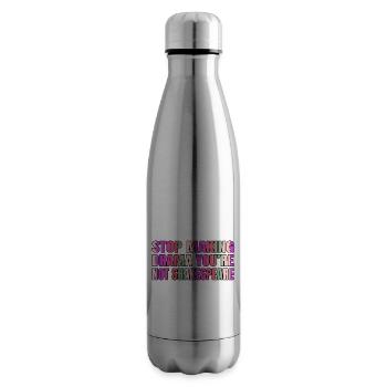 present love bookish stuff fun statement green - Isolierflasche - Lightsilver - Rechts