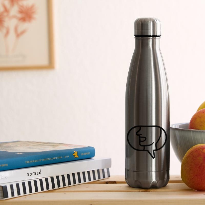 Communicate icon talk speech bubble Insulated Water Bottle