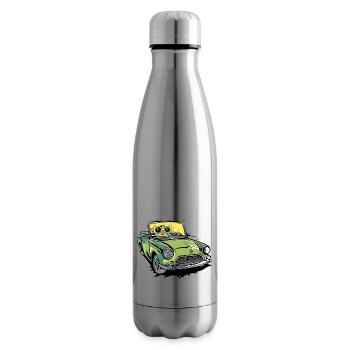 Lise en cabriolet - Bouteille isotherme - argent clair - Droite