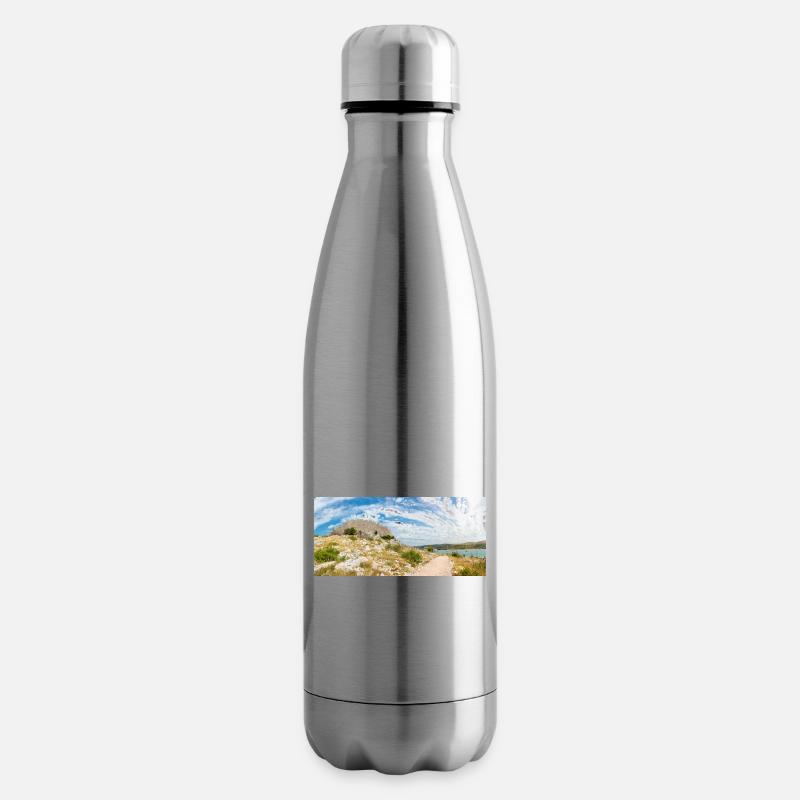 Die Mauer von Oštrica (Bedem Grebastica) Kroatien - Isolierflasche - Lightsilver