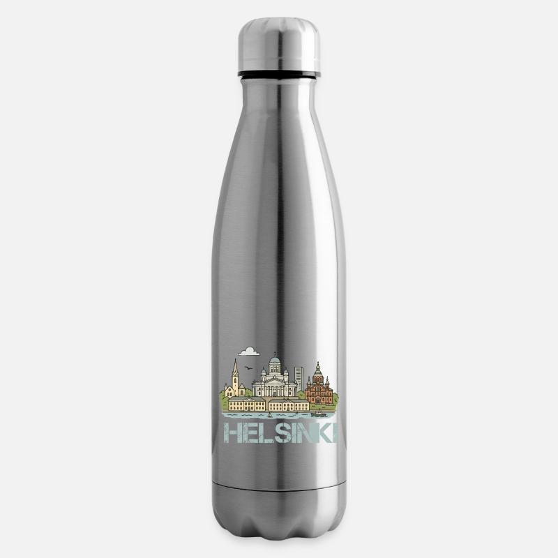 helsinki stadt - Isolierflasche - Lightsilver