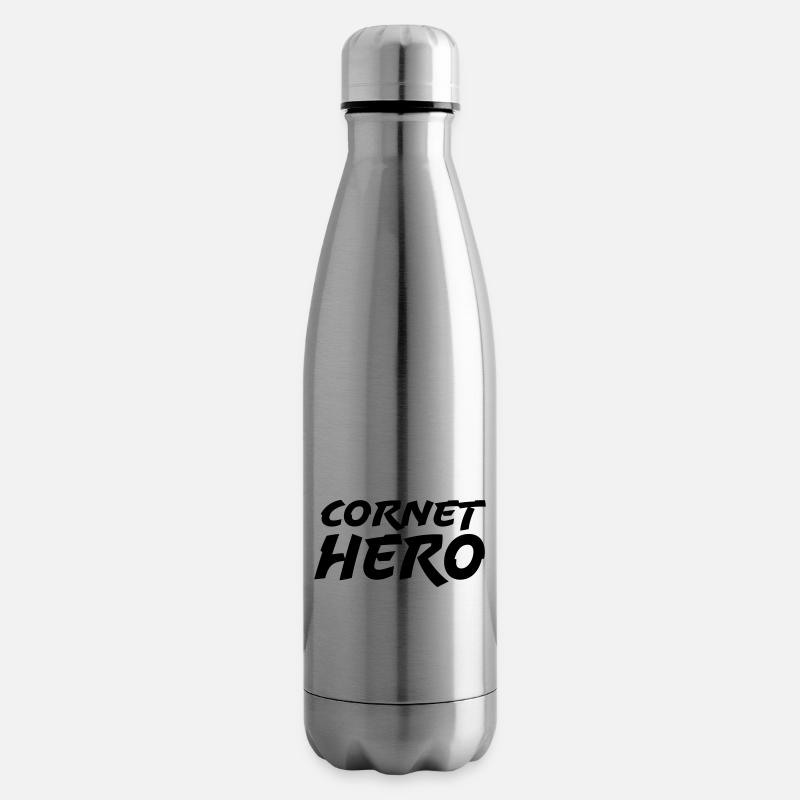 Cornet Hero - Bouteille isotherme - argent clair
