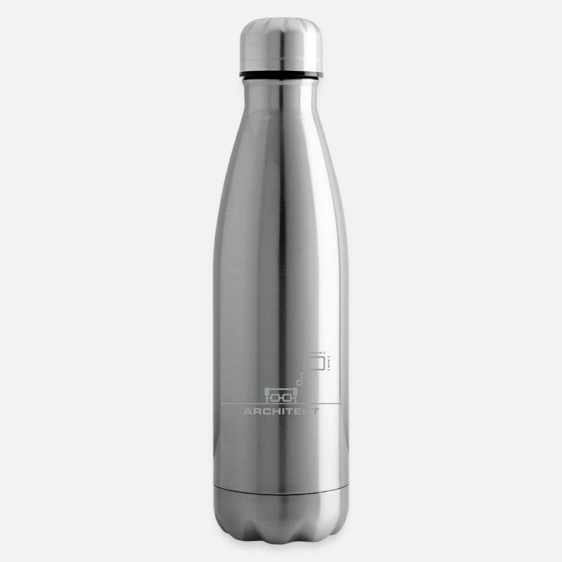 Architecte - Bouteille isotherme - argent clair