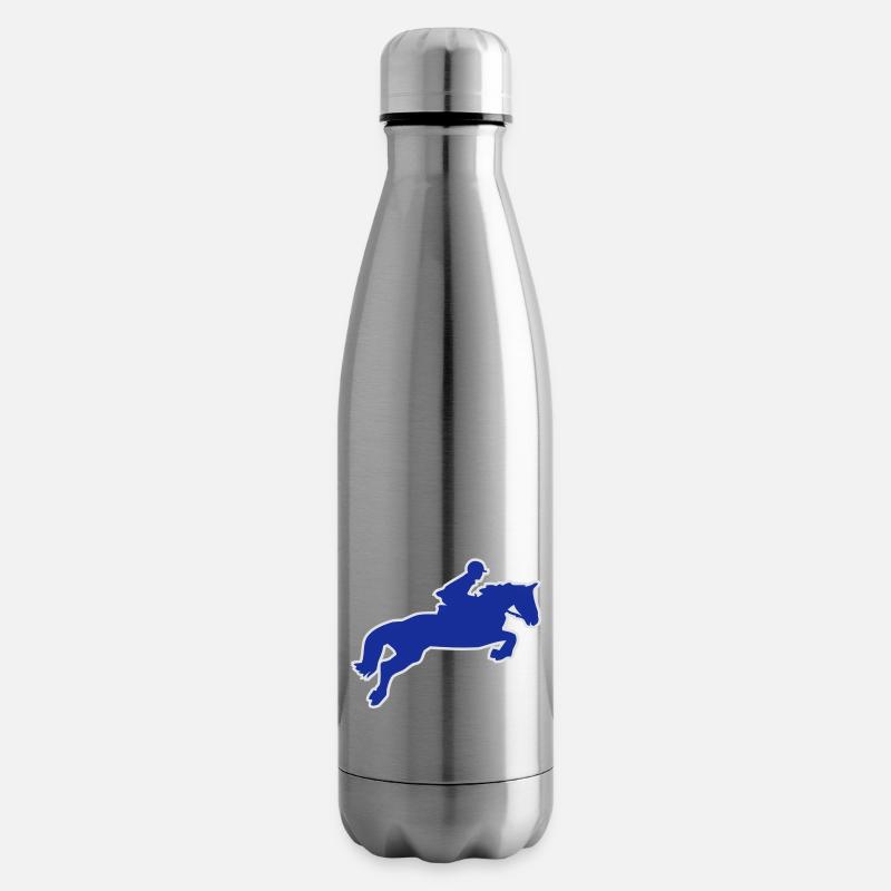 Springpferd - Isolierflasche - Lightsilver