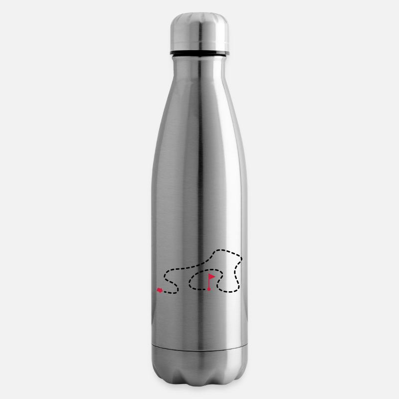 route_1f2 - Bouteille isotherme - argent clair