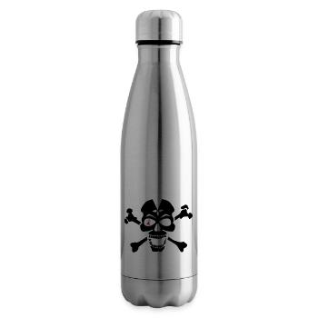 Kopf des Schädels Crane os hermine auge - Isolierflasche - Lightsilver - Rechts