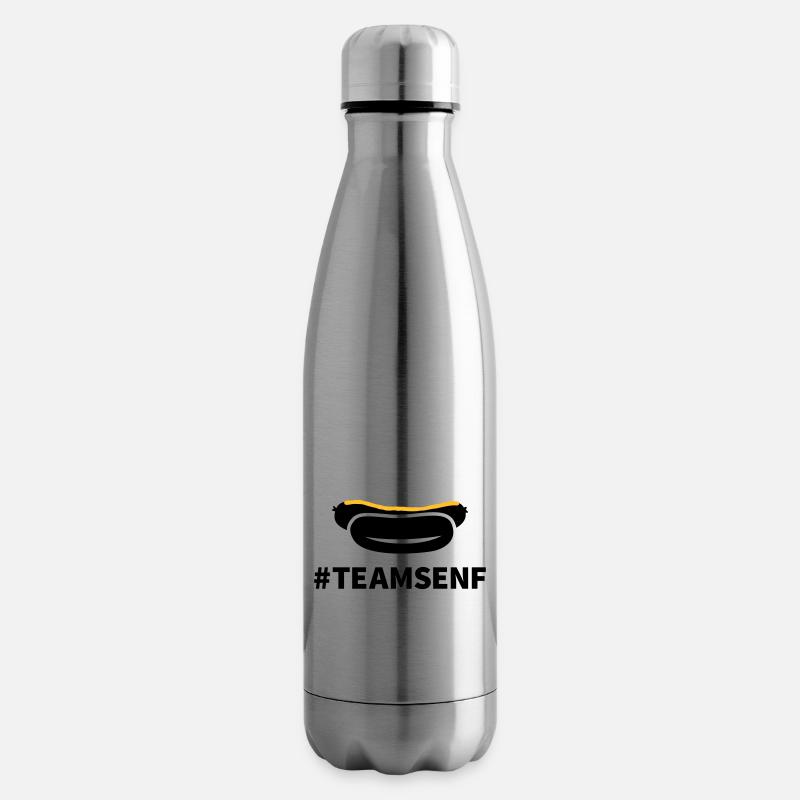 Team Senf - Isolierflasche - Lightsilver