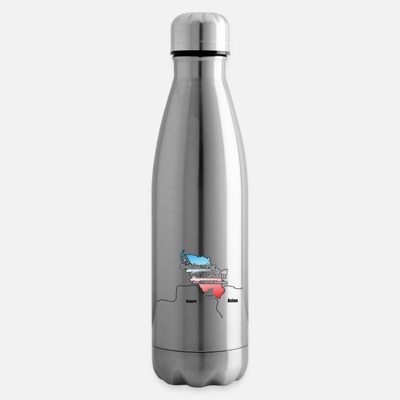 Schleswig Holstein - Der echte Norden - Isolierflasche - Lightsilver
