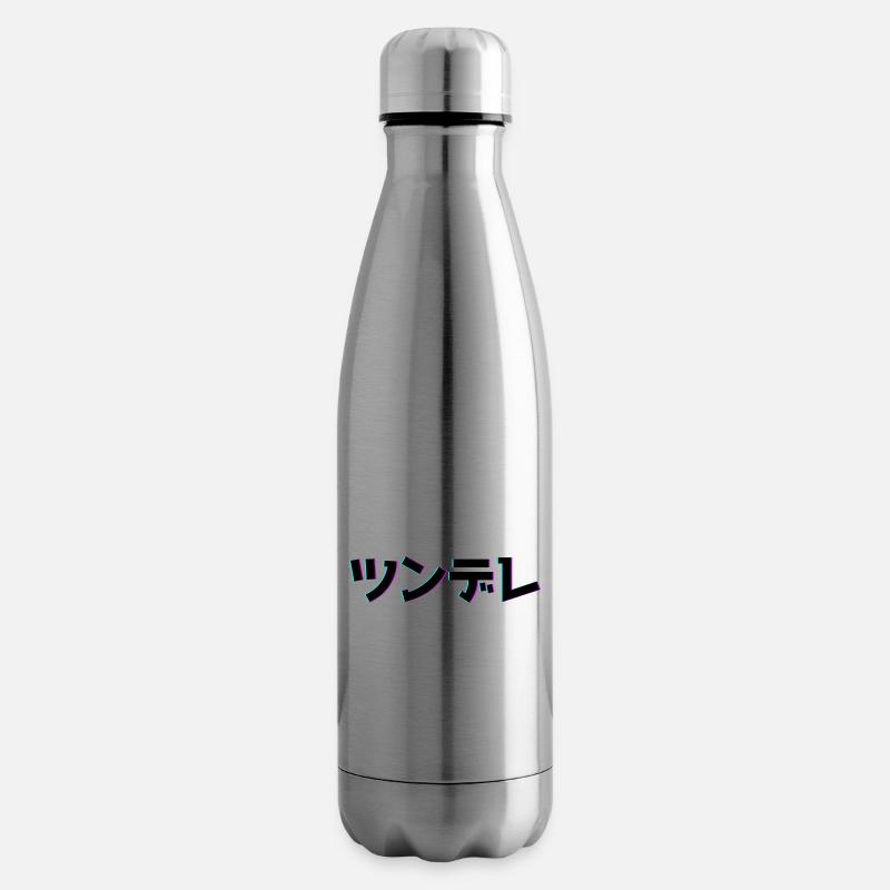 Tsundere Techno Design - Isolierflasche - Lightsilver