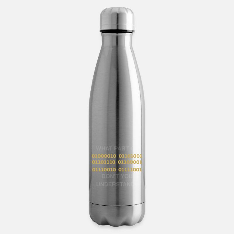 Software engineer code - Isolierflasche - Lightsilver
