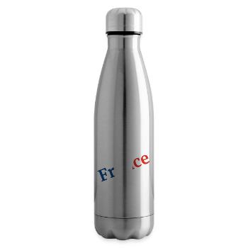 FRANCE - Bouteille isotherme - argent clair - Droite