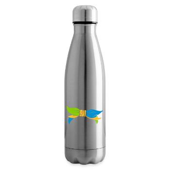Bunte weibliche Kopfbedeckung Kopftuch - Isolierflasche - Lightsilver - Rechts