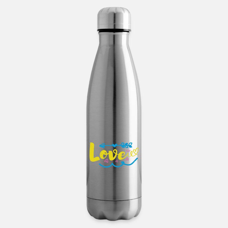 LIEBE Lustig, - Isolierflasche - Lightsilver