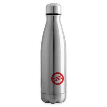 Wir schaffen das nicht - weiß - Isolierflasche - Lightsilver - Rechts