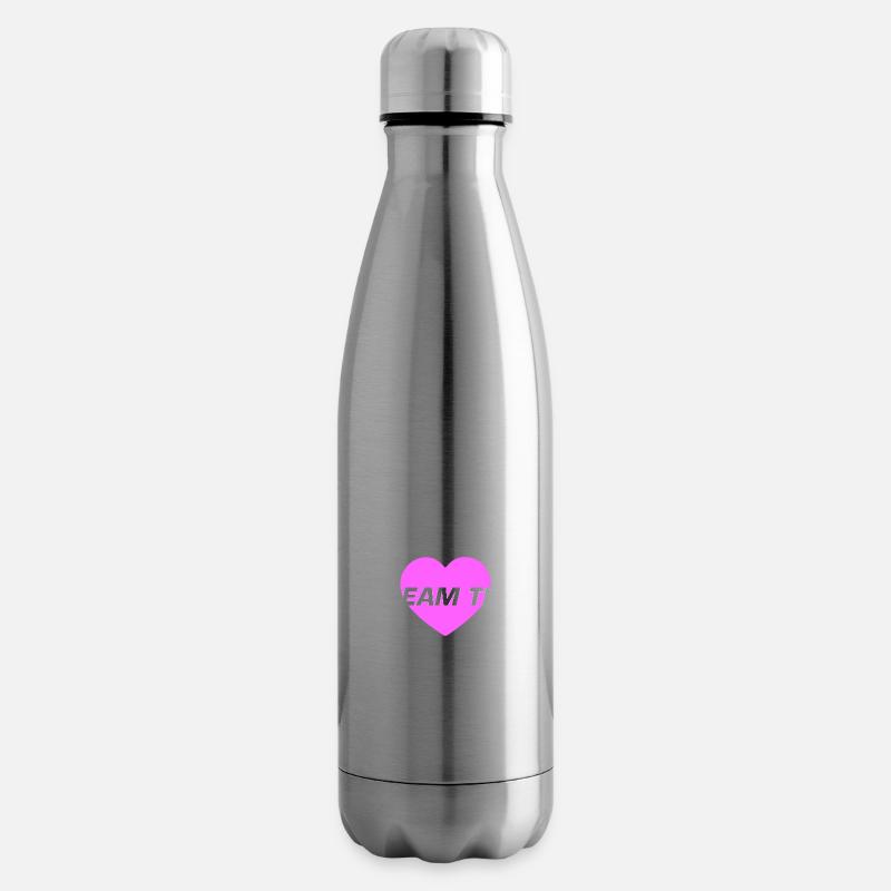 Dream Team Herz Liebe - Isolierflasche - Lightsilver