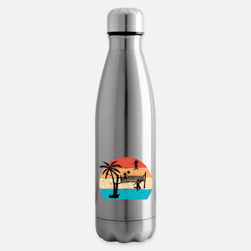 Volleyball - Isolierflasche - Lightsilver