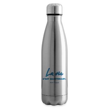 LA VIE C'EST MAINTENANT - Bouteille isotherme - argent clair - Droite