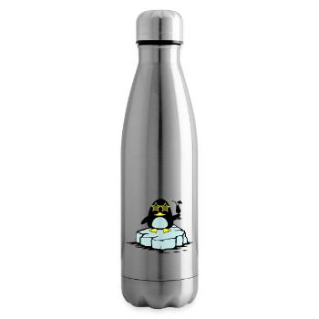beach pinguin eisscholle - Isolierflasche - Lightsilver - Rechts