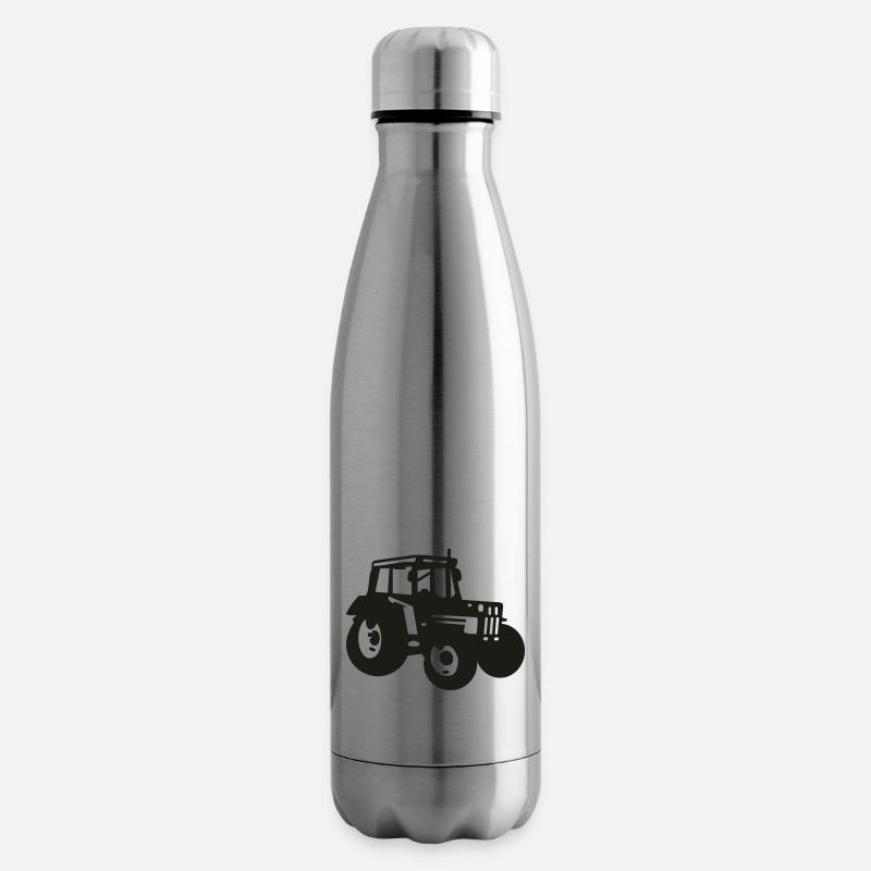 Traktor / Trekker - Bouteille isotherme - argent clair