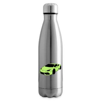 Voiture de sport Lambo - Bouteille isotherme - argent clair - Droite