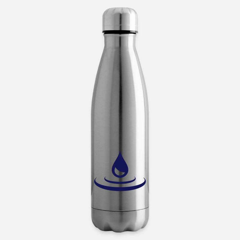 Tropfen - Isolierflasche - Lightsilver