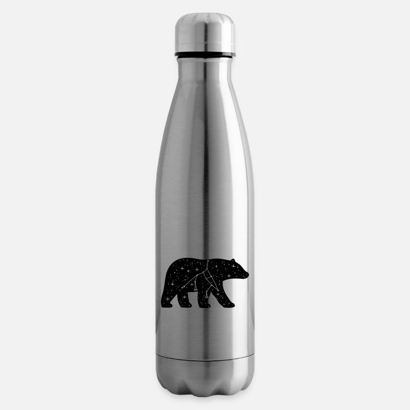 großer Bär - Isolierflasche - Lightsilver
