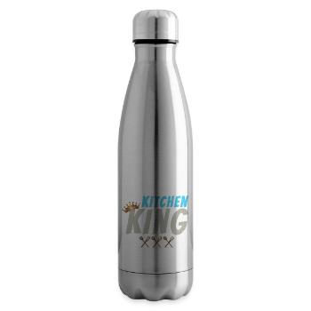 Kitchen King pour les chefs vintage et les cuisiniers amateurs - Bouteille isotherme - argent clair - Droite
