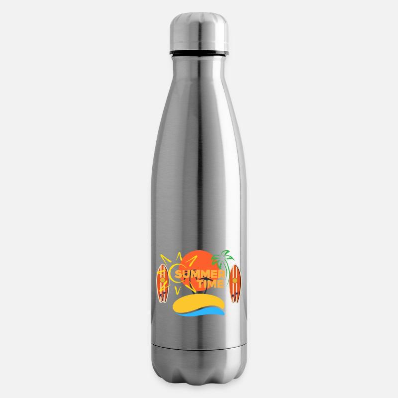 SUMMER TIME - Insulated Water Bottle - silver