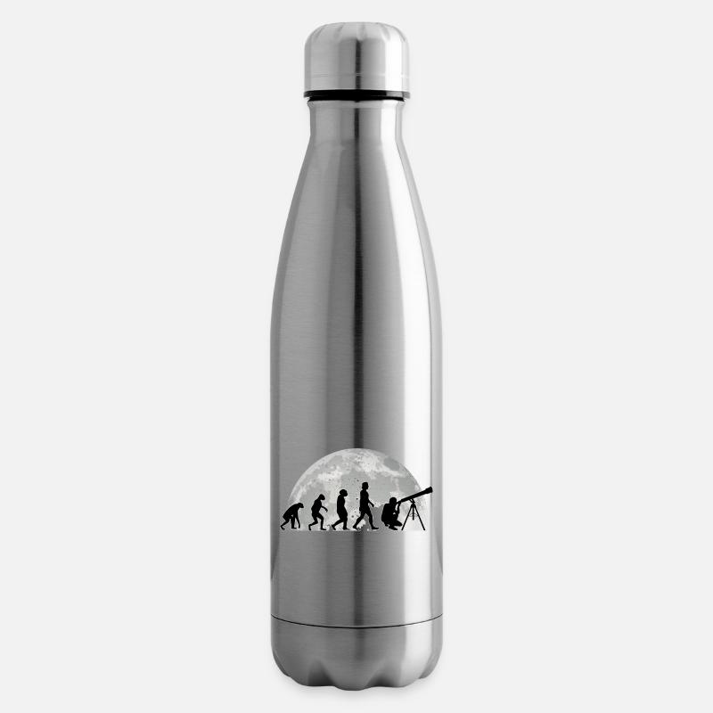 Astronomie Evolution Lune, astronomique - Bouteille isotherme - argent clair