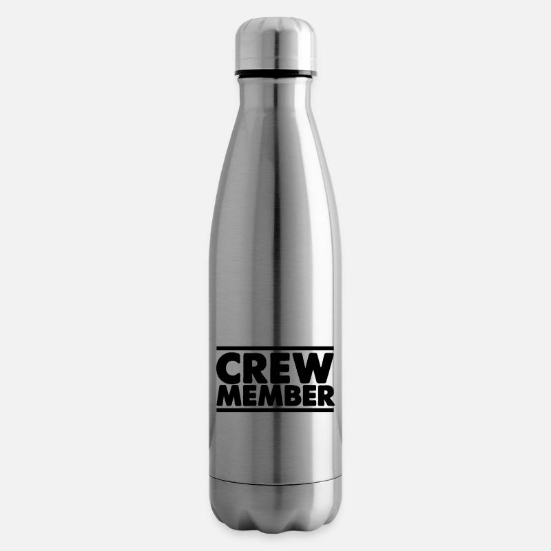crew member - Isolierflasche - Lightsilver