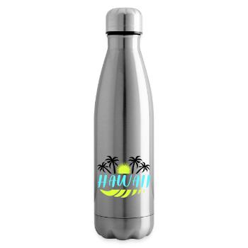 Hawaï - Bouteille isotherme - argent clair - Droite
