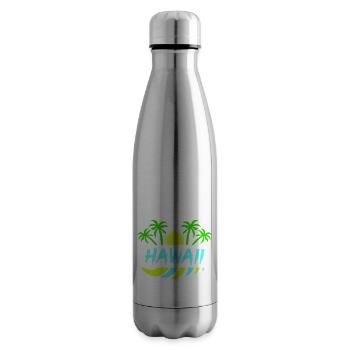 Hawaï - Bouteille isotherme - argent clair - Droite