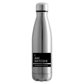 I am Satoshi - Isolierflasche - Lightsilver - Rechts