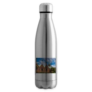 Église abbatiale de Klosterkirken, ville d’Aarhus au Danemark - Bouteille isotherme - argent clair - Droite