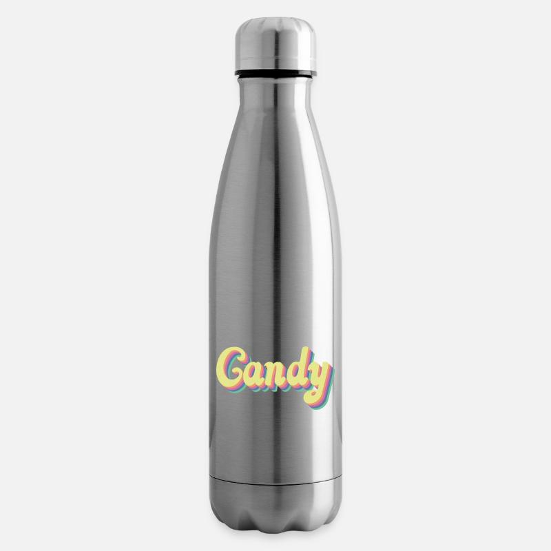 CANDY vintage design - Isolierflasche - Lightsilver
