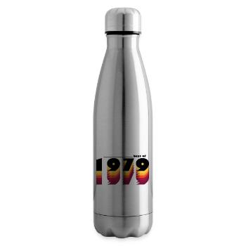 Vintage Retro Best of 1979, zur Feier des 46-jährigen Bestehens - Isolierflasche - Lightsilver - Rechts