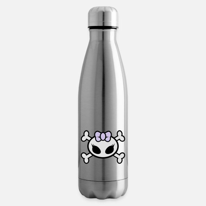 skul kitty - Isolierflasche - Lightsilver
