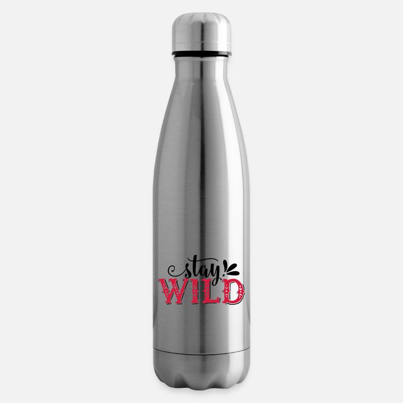 Stay Wild - Isolierflasche - Lightsilver