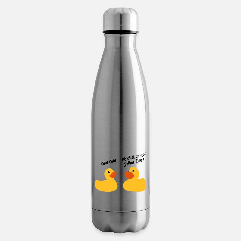 Canard - Bouteille isotherme - argent clair