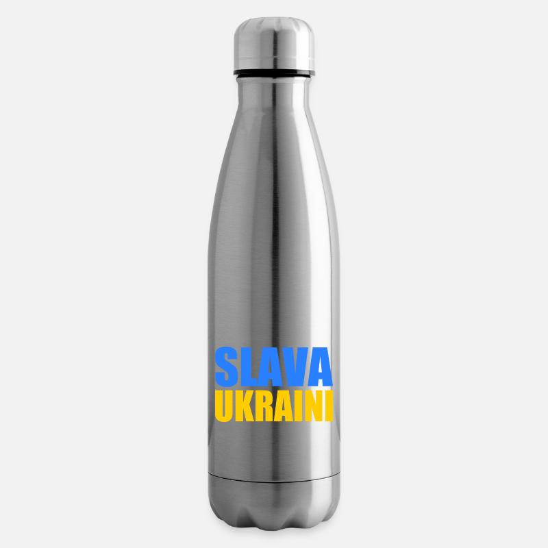 Slava ukraini - Isolierflasche - Lightsilver
