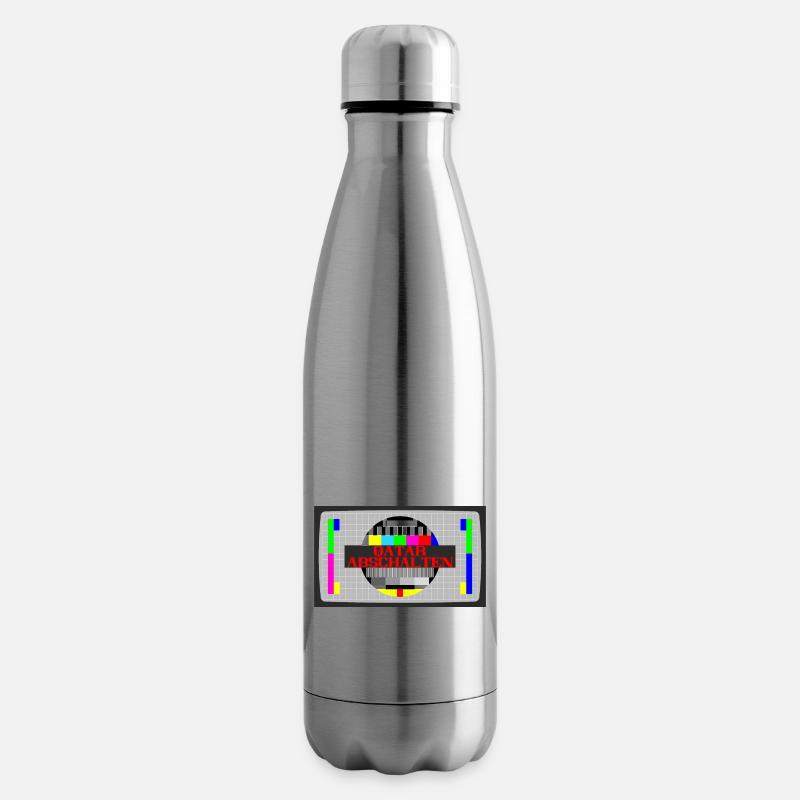 BOYKOTT KATAR QATAR ABSCHALTEN - Isolierflasche - Lightsilver